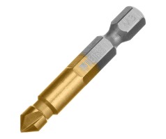 Зенковка конусная под М3, HSS, по металлу, 6-гранный хвостовик Denzel