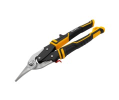 Ножницы по металлу, 270 мм, прямой и левый рез, сталь-СrMo, трехкомпонентные рукоятки Denzel