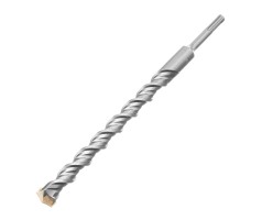 Бур по бетону, двойная спираль, три пылеотводящие кромки, 22 x 310 мм DENZEL