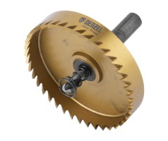 Коронка по металлу HSS, 70 мм, нитридтитановое покрытие Denzel