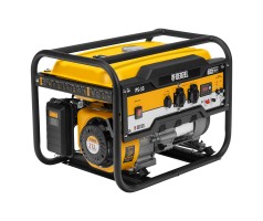 Генератор бензиновый PS 33, 3.3 кВт, 230 В, 15 л, ручной стартер Denzel