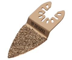 Насадка для МФИ шлифовальная двусторонняя дельта, узкая, HM, по плитке и дереву, 35 мм Denzel