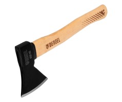 Топор, 600 г, кованый, буковое топорище Denzel