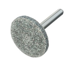 Шарошка абразивная, диск, 32 x 12 мм, для дрели,  хвостовик d6 мм, 63С Denzel