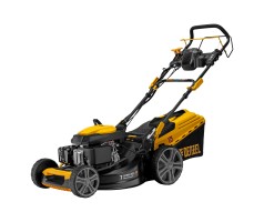 Газонокосилка бензиновая GLD-520SP-VE, 196 см3, ширина 52 см, привод, вариатор, электрический старт, 60 л Denzel