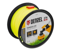 Леска для триммера круглая, 2,0мм х 276м, на DIN катушке FLEX CORD,  Denzel