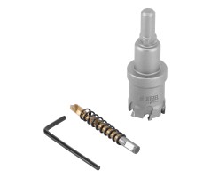 Коронка по металлу твердосплавная, 27 мм Denzel