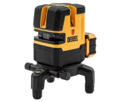 Лазерный уровень LX 06 Green, 30 м, 520 нм, аккумулятор Li 5200 mAh, резьба 5/8" Denzel