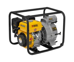 Мотопомпа бензиновая для грязной воды PX-80D7, 7 л.с., 3", 1300 л/мин, глуб 8 м,напор 30 м Denzel