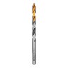 Сверло спиральное по металлу 7,5 x 109мм, Р6М5, Golden Tip, многогранная заточка Denzel