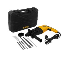 Перфоратор электрический RHH-800-26, SDS-plus, 800 Вт, 3 Дж, 3 плюс 1 реж. Denzel