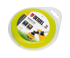 Леска для триммера, круглая 3 мм х 15 м, блистер Flex cord Denzel