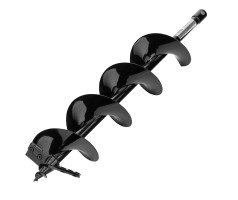 Шнек для грунта ER-150, диаметр 150 мм, длина 800 мм,соединение 20 мм, съемный нож Denzel