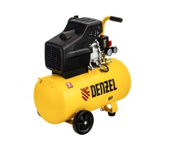 Компрессор воздушный прямой привод DC1700/50, 1.7 кВт, 50 литров, 260 л/мин Denzel