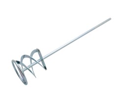 Миксер для красок и штукатурных смесей, 80 х 400 мм, оцинкованный, шестигранный хвостовик 8 мм Denzel