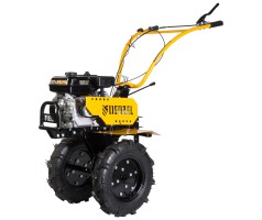 Мотоблок DPT-470, 7 л.с, ременное сцепление, ширина 85 см, глубина 35 см, фрез 3 х 4, ШОМ, передачи 3В/1Н Denzel