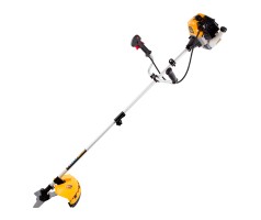 Триммер бензиновый DR-43S, 43 см3, разъемная штанга, состоит из 2 частей Denzel