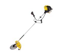 Триммер бензиновый DTL-52, 52 см3, неразъемная штанга, состоит из 2 частей Denzel