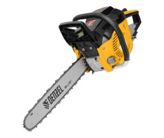 Пила цепная бензиновая DGS-5218, шина 45 см, 52 см3, 3.5 л.с, шаг 0.325, паз 1.5 мм, 72 звена Denzel
