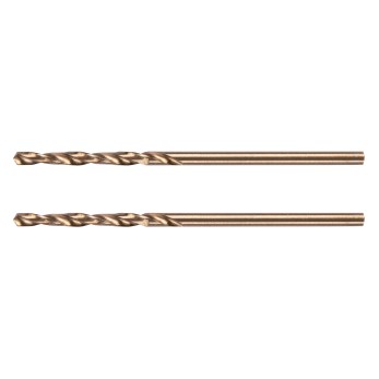 Сверло по металлу, 2 мм, HSS Co-8%, 2 шт.// Denzel