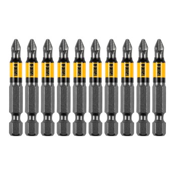 Бита PH2х50, сталь S2, цилиндр., 10 шт. Е 6,3 Denzel