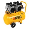 Компрессор безмасляный, малошумный DLS 2200/50, 2200 Вт, 2x1100, 50 л, 380 л/мин Denzel