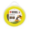 Леска для триммера, звезда 2.4 мм х 58 м, блистер Flex cord Denzel