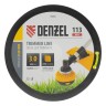 Леска для триммера зубчатый квадрат, 3,0мм х 113м, на DIN катушке FLEX CORD Denzel