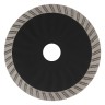 Диск алмазный отрезной DENZEL Турбо, ф125 х 22.2 мм, сухой рез, HWD92, турбированная рабочая часть, круг, 731080