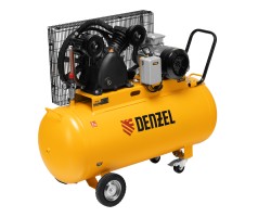 Компрессор воздушный рем. привод BCV 4000-T/200, 4,0 кВт, 200 литров, 690 л/мин Denzel