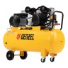 Компрессор воздушный BCV2200/100, ременный привод, 2.2 кВт, 100 литров, 370 л/мин Denzel