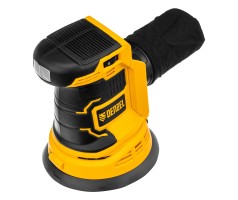 Машина шлифовальная эксцентриковая аккумуляторная COS-125-0, 18В Li-Ion Denzel