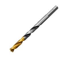 Сверло спиральное по металлу 6 x 93мм, Р6М5, Golden Tip, многогранная заточка Denzel