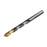 Сверло по металлу, 5,5 мм, HSS-Tin, Golden Tip, 10 шт. Denzel