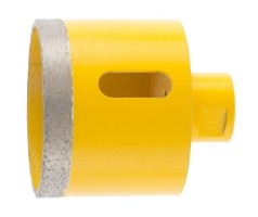 Сверло алмазное по керамограниту, 68 мм, мокрая резка, М14 Denzel