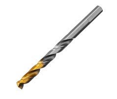 Сверло спиральное по металлу 8 x 117 мм, Р6М5, Golden Tip  Denzel