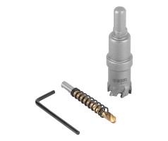 Коронка по металлу твердосплавная, 21 мм Denzel