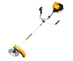 Триммер бензиновый DTL-43, 43 см3, неразъемная штанга, состоит из 2 частей Denzel