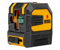 Лазерный уровень LX 03 Green, 30 м, 520 нм, резьба 1/4" Denzel