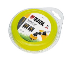 Леска для триммера, звезда 2 мм х 15 м, блистер Flex cord Denzel