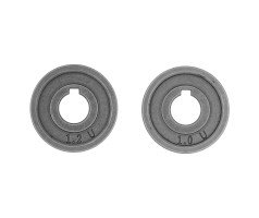 Подающий ролик, U профиль под алюминиевую проволоку 1,0-1,2 мм, 2 шт Denzel