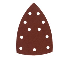 Треугольник абразивный на ворc. подложке под "липучку", перф., P 150, 150х150х100 мм, 5 шт. Denzel Треугольник абразивный на ворc. подложке под "липучку", перф., P 150, 150х150х100 мм, 5 шт. Denzel