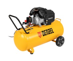 Компрессор воздушный DKV2200/100, Х-PRO 2.2 кВт, 400 л/мин, 100л Denzel
