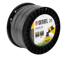 Леска для триммера двухкомпонентная звезда, 3,0мм х 166м, на DIN катушке EXTRA CORD Denzel
