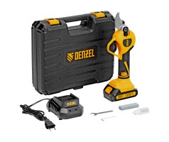 Секатор аккумуляторный, бесщет., CP-30BL, Li-Ion, 20 В, лезвия SK5 // Denzel