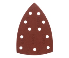 Треугольник абразивный на ворc. подложке под "липучку", перф., P 240, 150х150х100 мм, 5 шт. Denzel Треугольник абразивный на ворc. подложке под "липучку", перф., P 240, 150х150х100 мм, 5 шт. Denzel