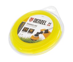 Леска для триммера, круглая 2.4 мм х 44 м, блистер Flex cord Denzel
