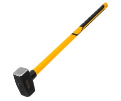 Кувалда 4000 г, кованая, фибергласовая  рукоятка c TPR покрытием, 880 мм Denzel