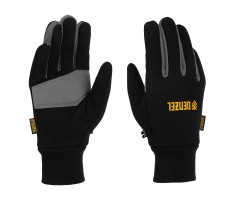 Перчатки универсальные, двойные, работа с сенсорным экраном, вязаная манжета, размер 10 Denzel