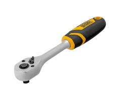 Ключ-трещотка 3/8", 90 зубьев, с быстрым сбросом, CrV Denzel Ключ-трещотка 3/8", 90 зубьев, с быстрым сбросом, CrV Denzel